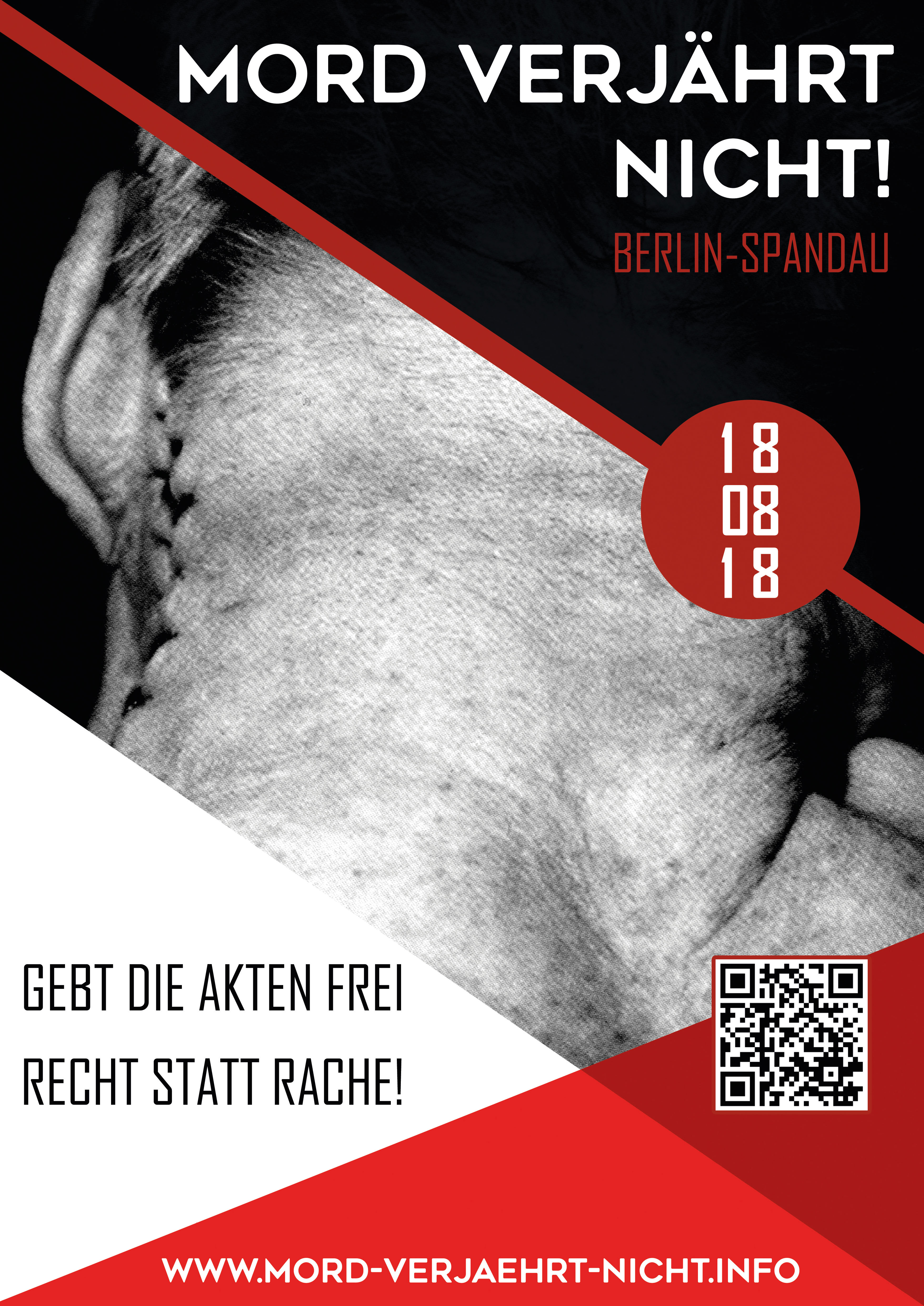 Mord verjährt nicht - 2018 - Plakatmotiv